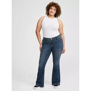 Torrid Luxe‎ Slim Boot Jeans Super Stretch Medium Wash Size 22R Plus Size Denim